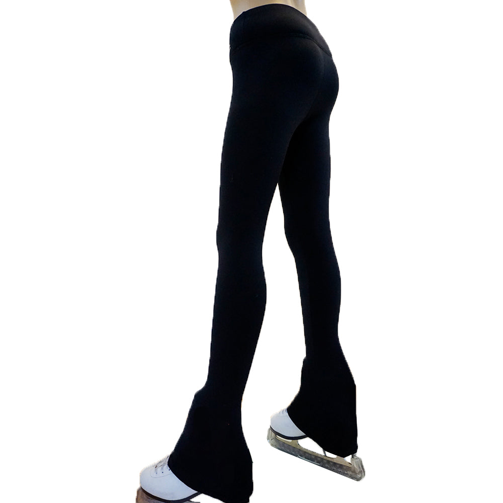 Figure Skating Practice Pants – Polar Fleece Thermal Black – Blue – Purple  UGSP2 ice Skating Pants for Girls Women